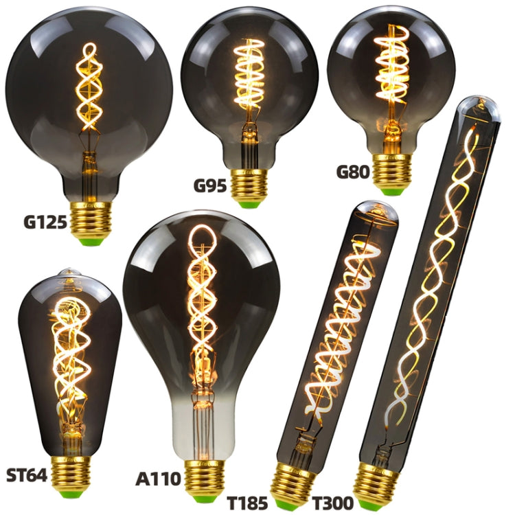 G95 Electroplating Smoke Grey Warm Light LED Bulb Retro Lamp - LED Blubs & Tubes by buy2fix | Online Shopping UK | buy2fix