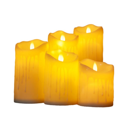 LED Electronic Candle Lights Halloween Christmas Decoration Props, Size: 7.5x20cm(Plastic Tears Candle Lights) - Christmas Decoration Lamps by buy2fix | Online Shopping UK | buy2fix