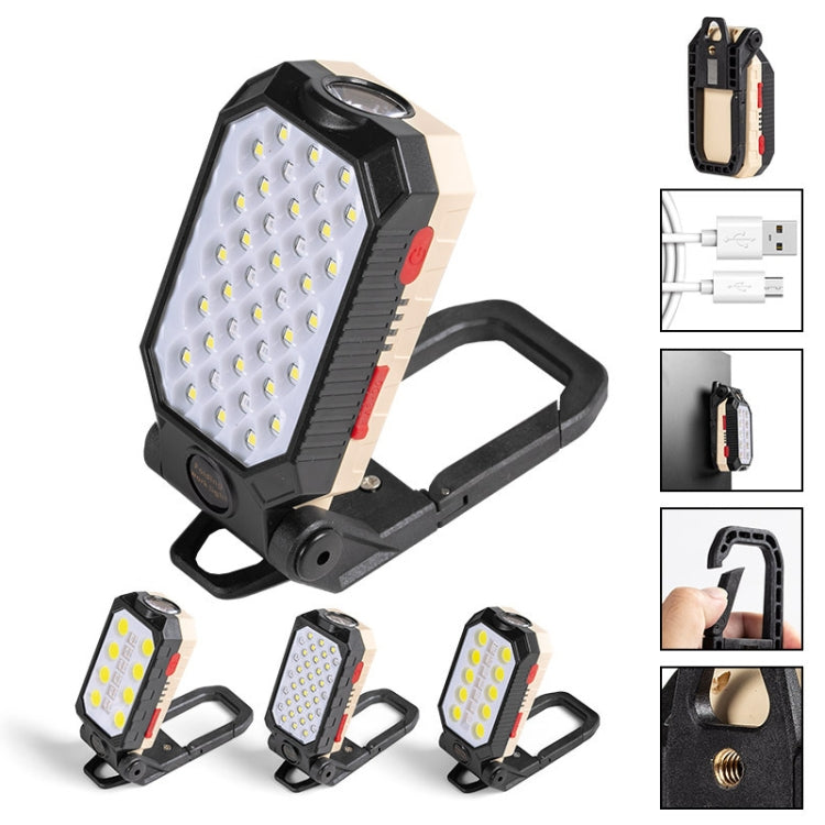 E-SMARTER COB Work Light USB Emergency Flashlight Maintenance Lamp, Style: W598A 8 Hole - Camping Lighting by E-SMARTER | Online Shopping UK | buy2fix