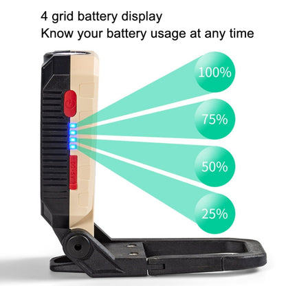 E-SMARTER COB Work Light USB Emergency Flashlight Maintenance Lamp, Style: W599A 10 Hole - Camping Lighting by E-SMARTER | Online Shopping UK | buy2fix