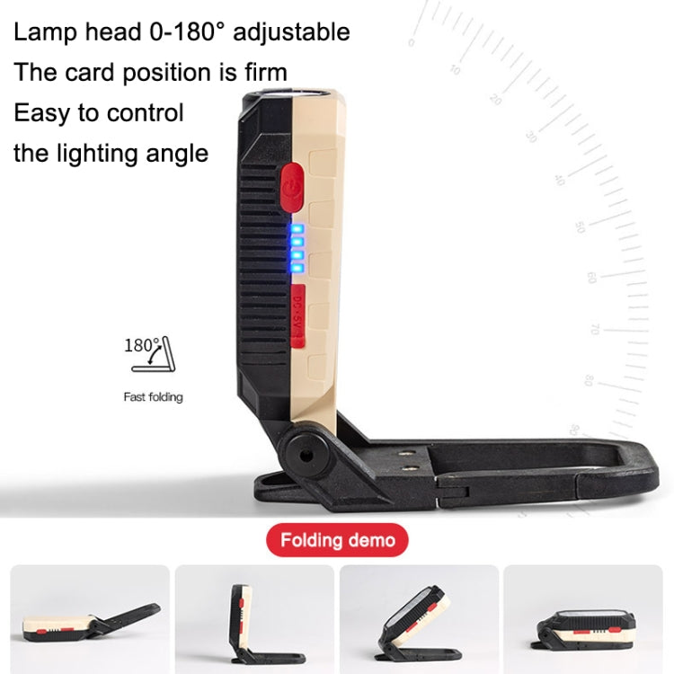 E-SMARTER COB Work Light USB Emergency Flashlight Maintenance Lamp, Style: W599B Large - Camping Lighting by E-SMARTER | Online Shopping UK | buy2fix