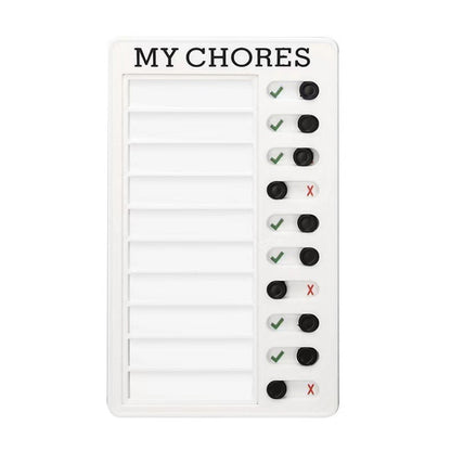 Wall Hanging Checklist Memo Boards Adjustable Checklist Board,Style: Blank Paper Card - Gadgets by buy2fix | Online Shopping UK | buy2fix
