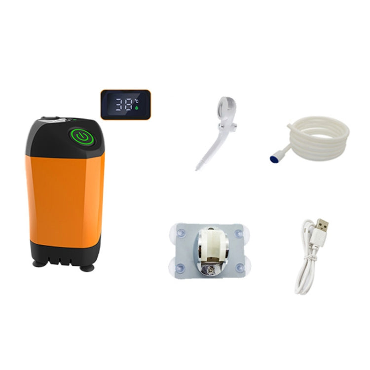 Outdoor Bath Artifact Field Dormitory Simple Electric Shower, Specification: Digital Display 4400mAh - Shower Head by buy2fix | Online Shopping UK | buy2fix