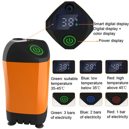 Outdoor Bath Artifact Field Dormitory Simple Electric Shower, Specification: Digital Display 4400mAh - Shower Head by buy2fix | Online Shopping UK | buy2fix