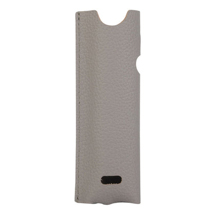 Electronic Cigarette Leather Protective Case For IQO ILUMA ONE, Style: Lychee Pattern (Gray) - E Cigarette Accessories by buy2fix | Online Shopping UK | buy2fix