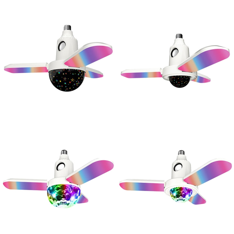 ZSCPH-001 40W Multifunctional Bluetooth RGB Colorful Three-Leaf Music Atmosphere Light, Size: L (Star) - Smart Light Bulbs by buy2fix | Online Shopping UK | buy2fix