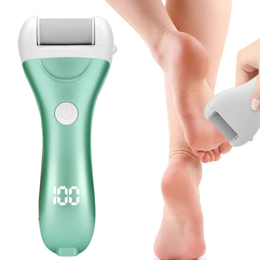 Electric Foot Grinder Digital Display USB Pedicure Peeling(Green) - Grinding Tools & Accessories by buy2fix | Online Shopping UK | buy2fix