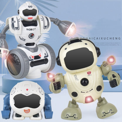 Intelligent Early Education Sound and Light Mechanical Robot Toys, Color: 3 Gray - RC Robots by buy2fix | Online Shopping UK | buy2fix