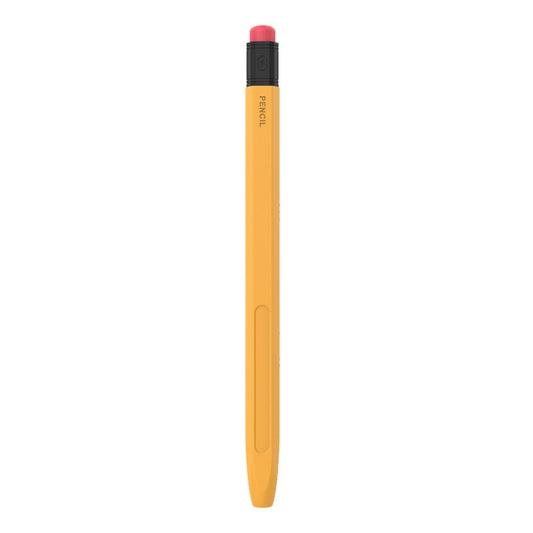 For Apple Pencil 2 AhaStyle PT180-2 Silicone Protective Case Anti-Slip And Anti-Drop Capacitive Pen Case(Yellow) - Pencil Accessories by AhaStyle | Online Shopping UK | buy2fix