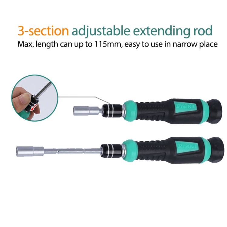 ProsKit SD-9857M 57 In 1 Repair Screwdriver Set Phone Computer Disassembly Tools - Screwdriver Tools by ProsKit | Online Shopping UK | buy2fix