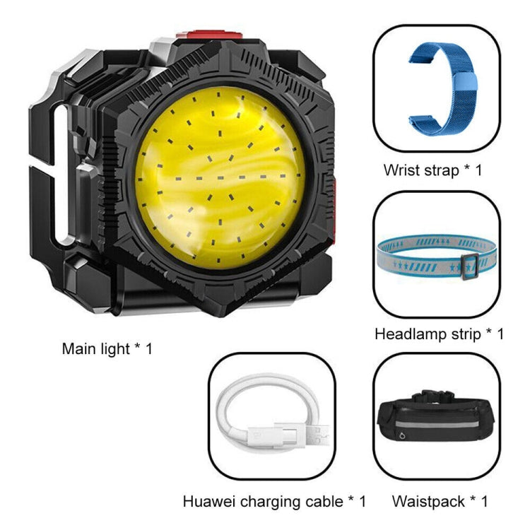 3 in 1 Mini Flashlight Wrist Light Headlight Waist Bag Light - Mini Flashlight by buy2fix | Online Shopping UK | buy2fix