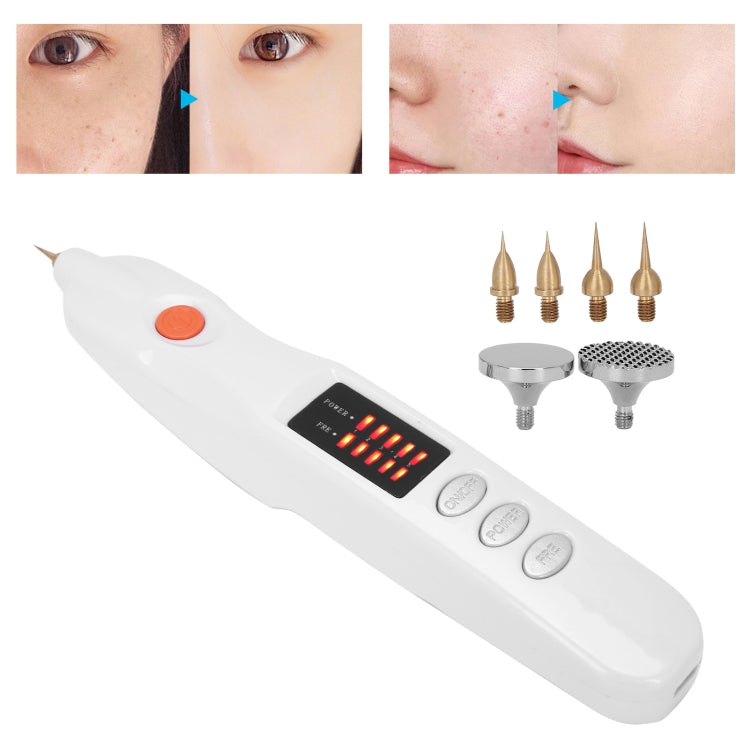 Spot Mole Pen Spot Removal Instrument Home Beauty Instrument, Spec: UK Plug-in Model(Silver) - Beauty Instrument by buy2fix | Online Shopping UK | buy2fix