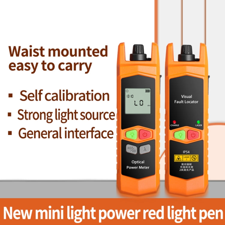 2-in-1 10-30mW Fiber Optic Red Light Pen + Optical Power Meter (-70+6dBm) Set - Fiber Optic Test Pen by buy2fix | Online Shopping UK | buy2fix