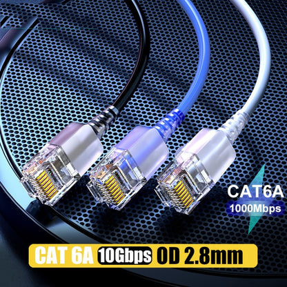 SAMZHE Cat6A Ethernet Cable UTP Network Patch Cable 1m(Black) - Lan Cable and Tools by SAMZHE | Online Shopping UK | buy2fix