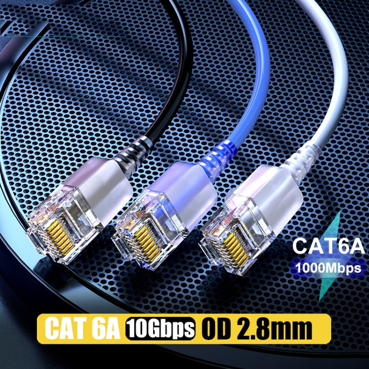 SAMZHE Cat6A Ethernet Cable UTP Network Patch Cable 10m(White) - Lan Cable and Tools by SAMZHE | Online Shopping UK | buy2fix