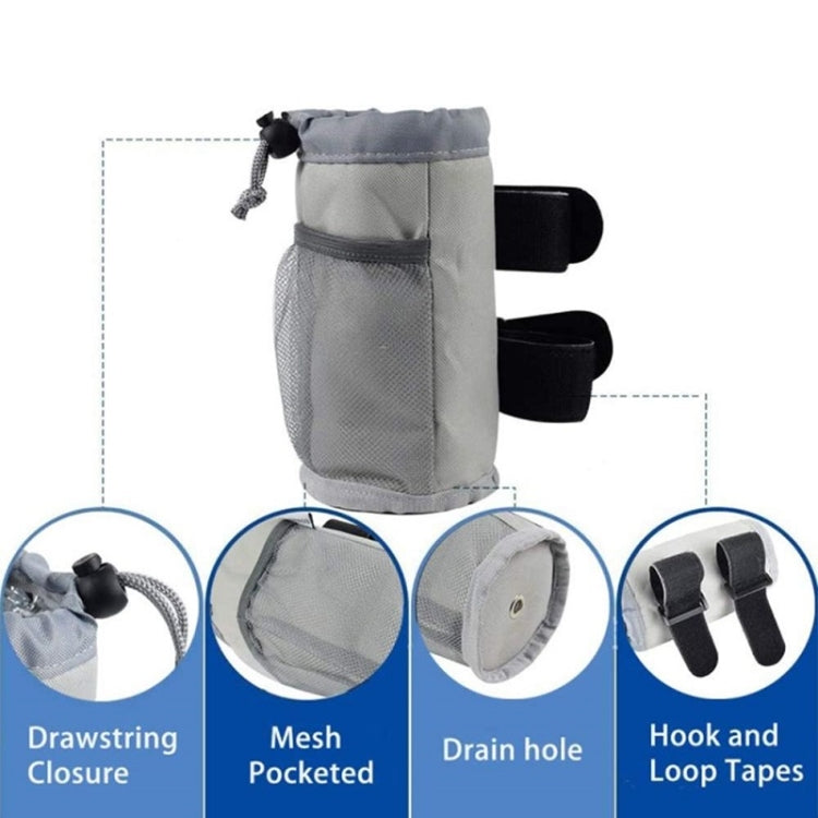 Bicycle Water Cup Holder Stroller Hanging Bottle Bag(Black) - Bicycle Bags by buy2fix | Online Shopping UK | buy2fix