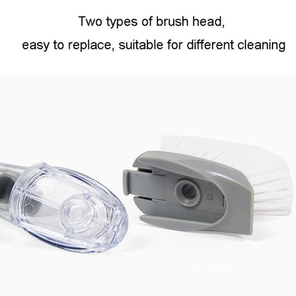 Kitchen Long Handle Automatic Liquid Filling Non-Stick Pan Scrubber Brush Cleaning Brush, Style: Brush+Sponge - Cleaning Tools by buy2fix | Online Shopping UK | buy2fix