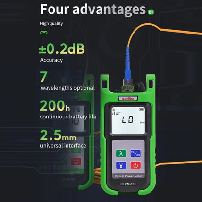 Komshine High-Precision Optical Power Meter Optical Cable Line Tester, Model: KPM-35-A/-70DBM to +6DBM - Fiber Optic Test Pen by Komshine | Online Shopping UK | buy2fix