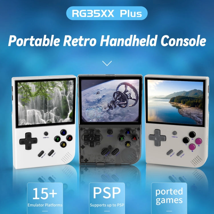 ANBERNIC RG35XX PLUS  Handheld Game Console 3.5-Inch IPS Screen Support HDMI TV 64GB(Retro Gray) - Pocket Console by ANBERNIC | Online Shopping UK | buy2fix