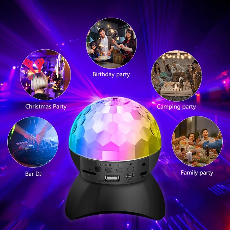 Home LED Magic Ball Lights Bounce Ambient Lamps Room Sound Lights Balls, Color: Charging Model White(RGB Colorful 5W) - Stage Lighting by LIXINCORDA | Online Shopping UK | buy2fix