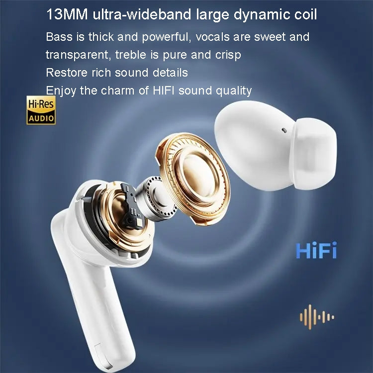 REMAX CozyPods W21N Dual Noise Reduction Bluetooth Earphone Music Call Wireless Earphone(Black) - Bluetooth Earphone by REMAX | Online Shopping UK | buy2fix