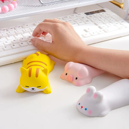 Decompression Memory Foam Mouse Pad Cute Desktop Mouse Wrist Cusion Hand Rest, Pattern: Rabbit - Mouse Pads by buy2fix | Online Shopping UK | buy2fix