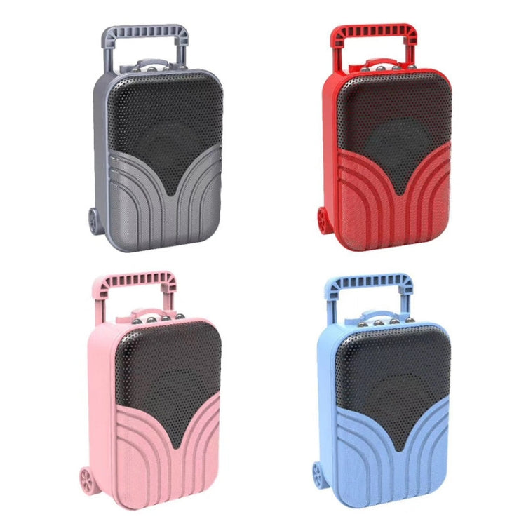 X1 Mini Trolley Case Bluetooth Speaker Retro Card Radio Portable Audio, Color: Sky Blue - Mini Speaker by buy2fix | Online Shopping UK | buy2fix