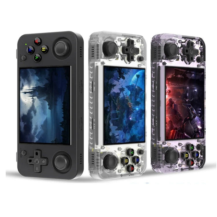 ANBERNIC RG35XX H Handheld Game Console 3.5 Inch IPS Screen Linux System 64GB+128GB(Transparent Purple) - Pocket Console by ANBERNIC | Online Shopping UK | buy2fix
