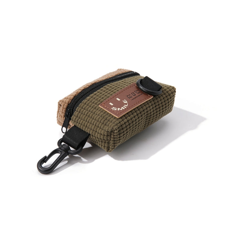 Corduroy Outdoor Cycling Hanging Bag Earphone Portable Storage Sports Bag Universal Bag Hanger - Wallets by buy2fix | Online Shopping UK | buy2fix