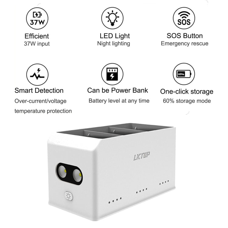 For DJI Mini 4 Pro / Mini 3 Pro Drone LKTOP 37W Two Way Charging Hub - Charger by LKTOP | Online Shopping UK | buy2fix