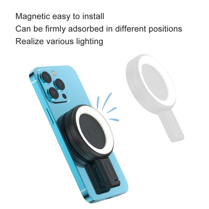 Cell Phone Magnetic Fill Light Portable Photo Pocket Lamp(Black) - Selfie Light by buy2fix | Online Shopping UK | buy2fix