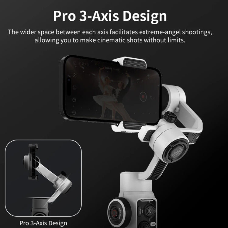 ZHIYUN Smooth 5S 3-Axis Smartphone Handheld Gimbals Stabilizer, Spec: Combo Black - Handheld Gimbals by ZHIYUN | Online Shopping UK | buy2fix