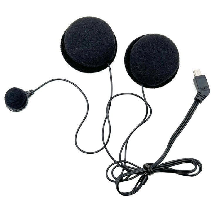 HD Noise-Proof Helmet Intercom Headset Microphone(10Pin Plug+Single Microphone+Double Speaker) - Motorcycle Walkie Talkie by buy2fix | Online Shopping UK | buy2fix