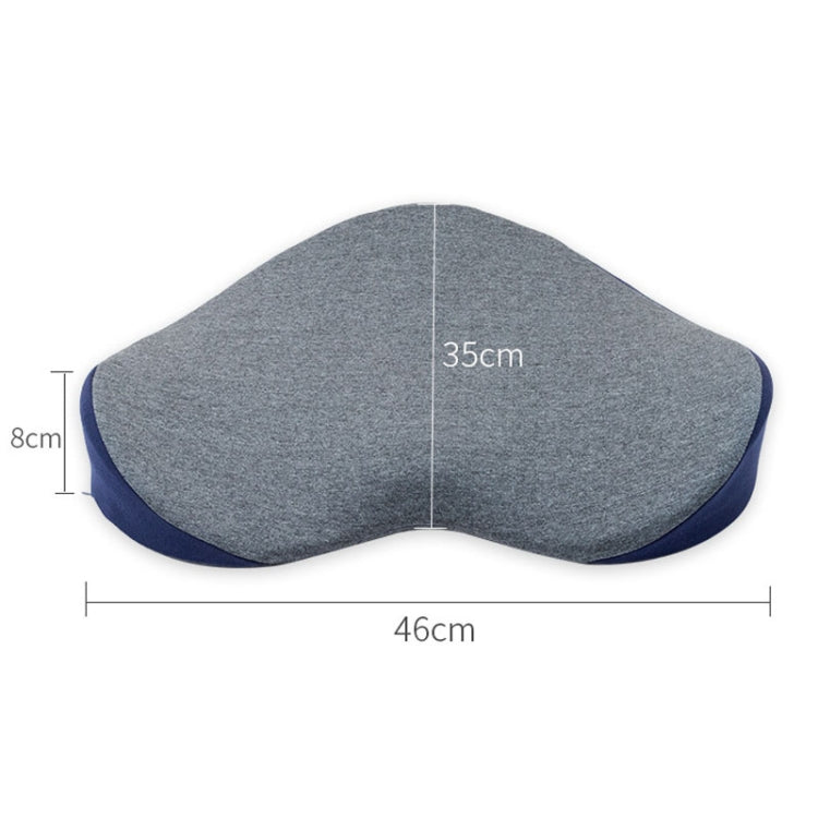 BEWALKER Memory Foam Office Seat Cushion Heart Shape Hip Chair Cushion(Navy) - Cushions & Pillows by BEWALKER | Online Shopping UK | buy2fix