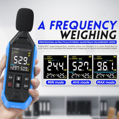 FNIRSI Noise Decibel Meter Home Volume Detector(Blue) - Light & Sound Meter by FNIRSI | Online Shopping UK | buy2fix