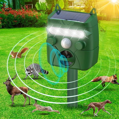 Solar Animal Driver Ultrasonic Outdoor Bird Repeller Electronic Mouse Repeller - Outdoor Insect Repellent by buy2fix | Online Shopping UK | buy2fix