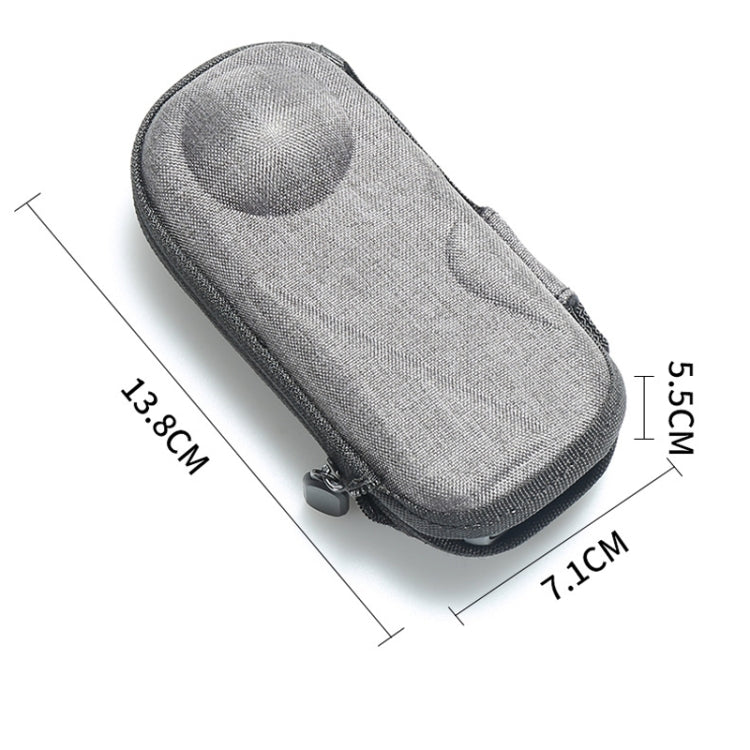 For Insta360 X4 Mini Storage Bag Lightweight Waterproof Body Box(Deep Gray) - Case & Bags by buy2fix | Online Shopping UK | buy2fix
