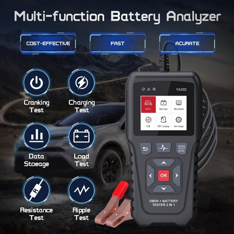 OBDResource 2 in 1 Engine Fault Code Battery Internal Resistance Multi-function Detector - Code Readers & Scan Tools by OBDResource | Online Shopping UK | buy2fix