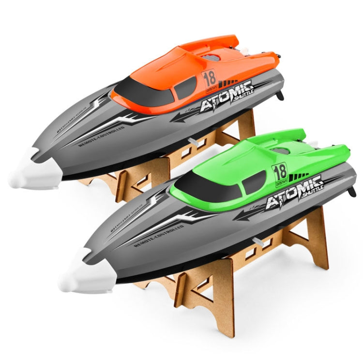 EB02 2.4G Wireless RC Boat Circulating Water-Cooled High-Speed Speedboat Racing Boat Model Toy(Orange) - RC Boats by buy2fix | Online Shopping UK | buy2fix