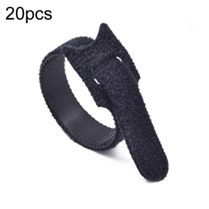 20pcs Nylon Fixed Packing Tying Strap Data Cable Storage Bundle, Model: 12 x 250mm Black - Cable Organizer by buy2fix | Online Shopping UK | buy2fix