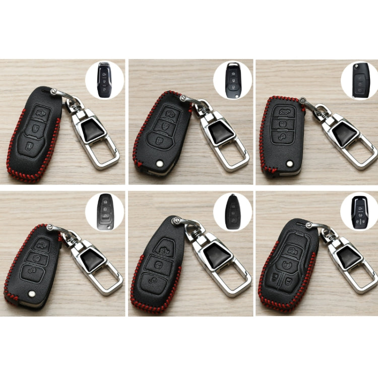 For Ford Car Key Cover Keychain Anti-lost Number Plate, Style: B - Car Key Cases by buy2fix | Online Shopping UK | buy2fix