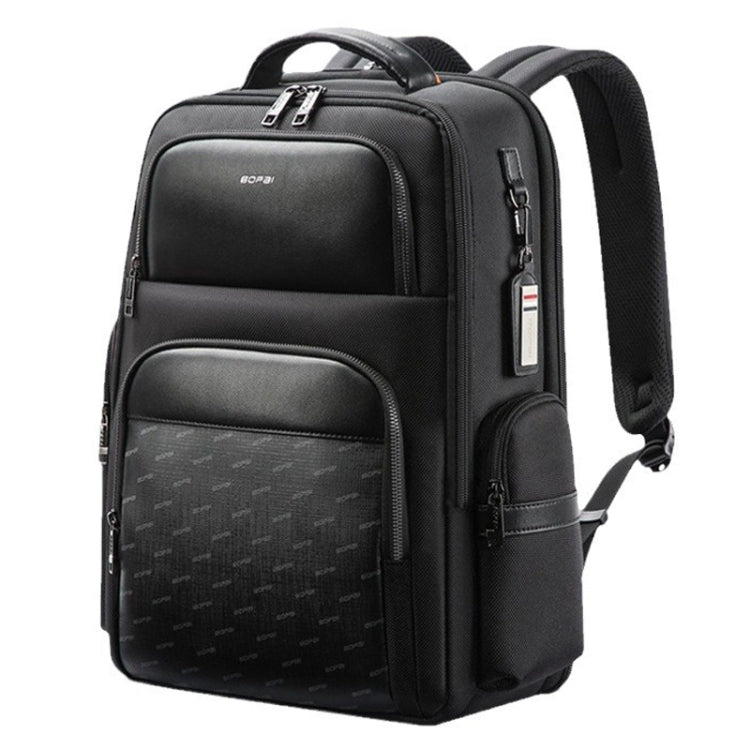 Bopai 61-91911 Large Capacity Business Waterproof Laptop Backpack With USB+Type-C Port(Black) - Backpack by Bopai | Online Shopping UK | buy2fix