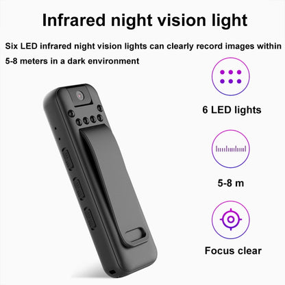 Mrobo D3 1080P Rotating Camera HD Infrared Night Recording Pen, Size: 64GB(Black) - Recording Pen by Mrobo | Online Shopping UK | buy2fix
