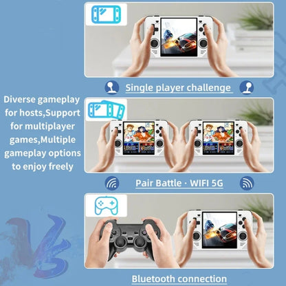 POWKIDDY RGB30  4 Inch IPS Screen Handheld Game Console Built In WIFI＋Bluetooth 16GB+64GB(White) - Pocket Console by POWKIDDY | Online Shopping UK | buy2fix