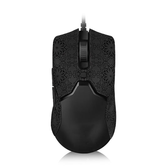 Snowflake Pattern Anti-slip Mouse Stickers For Razer Viper Mini Black Half Surround - Silicone / Sticker by buy2fix | Online Shopping UK | buy2fix