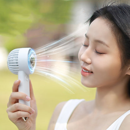 Outdoor Handheld Ice Air Conditioning Fan Astronaut Night Light Semiconductor Cooling Fan(White) - Electric Fans by buy2fix | Online Shopping UK | buy2fix