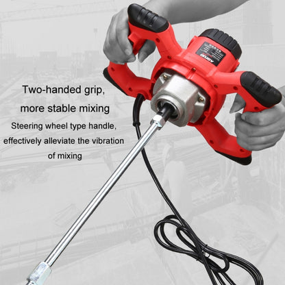 AOTUO 220V High Power Industrial Grade Electrical Mixer Handheld Concrete Paint Mixer(EU Plug Red) - Others by AOTUO | Online Shopping UK | buy2fix