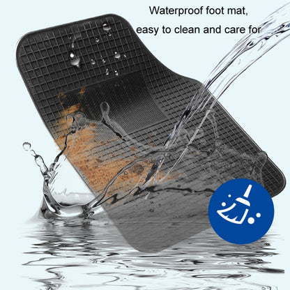 4pcs/Set Car PVC Anti-slip Waterproof Durable Floor Mats(Square) - Floor Mats by buy2fix | Online Shopping UK | buy2fix