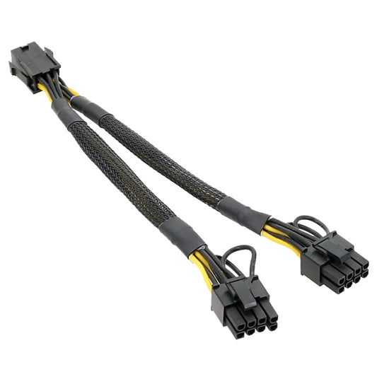 6Pin To Dual 8Pin Graphics Card Set Cable One To Two Power Supply Cable Adapter - Power Cord by buy2fix | Online Shopping UK | buy2fix