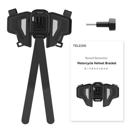 TELESIN GP-HBM-MT2-YH Universal Helmet Mount Holder For Sports Camera - Helmet Mount by TELESIN | Online Shopping UK | buy2fix